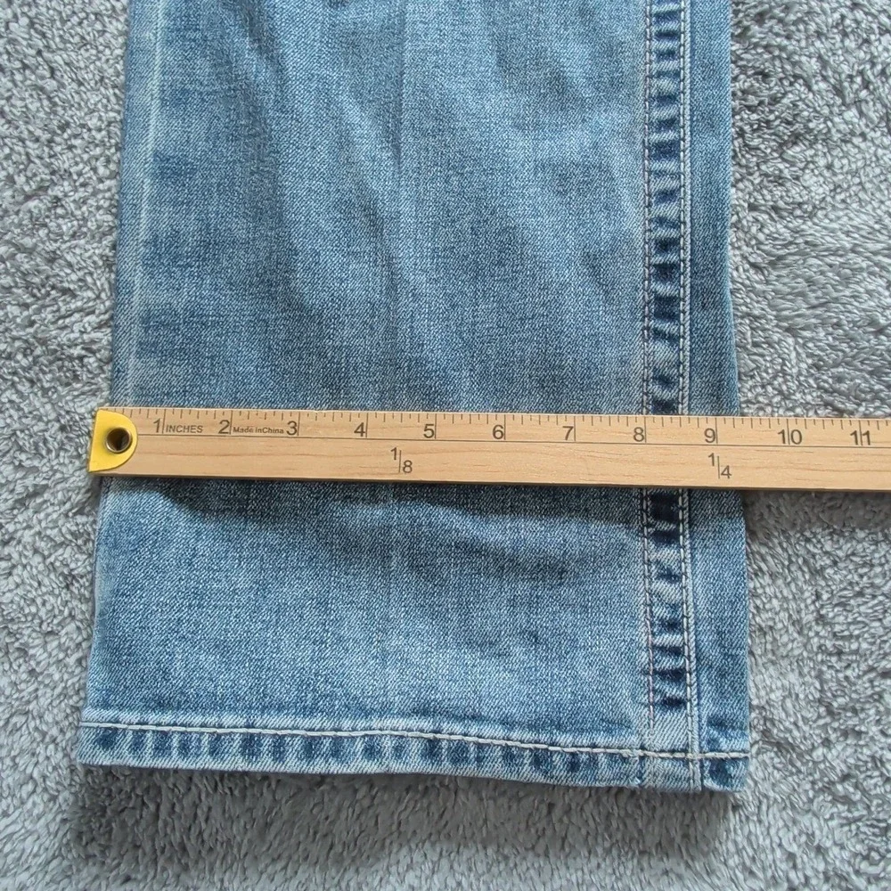 Ariat M7 Slim Fit Straight Leg Jean Mens 38x32 Light Wash Western Denim Workwear